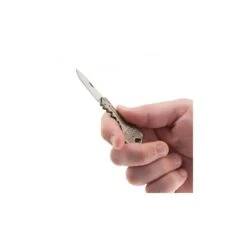 Couteau SOG Key Lame 3.8cm Lisse Satin Manche Inox - KEY102 -Magasin De Couteaux Couteau SOG Key lame Lisse Satin manche Inox KEY102 5