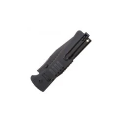 Couteau SOG SlimJim Lame 8.1cm Lisse Noir Manche Inox - SJ32-CP -Magasin De Couteaux Couteau SOG SlimJim lame Lisse Noir manche Inox SJ32 CP 4