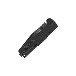 Couteau SOG SlimJim Lame 8.1cm Lisse Noir Manche Inox - SJ32-CP -Magasin De Couteaux Couteau SOG SlimJim lame Lisse Noir manche Inox SJ32 CP 5