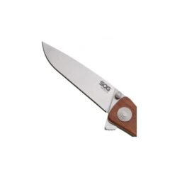 Couteau SOG Twitch II Lame 6.7cm Lisse Satin Manche Bois Rosewood - TWI17-CP -Magasin De Couteaux Couteau SOG Twitch II lame Lisse Satin manche Bois Rosewood TWI17 CP 2