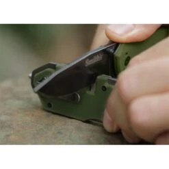 Aiguiseur Tactique PP1 Vert Olive SMITH'S -Magasin De Couteaux aiguiseur tactique pp1 vert olive smith s 3