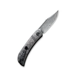 Couteau Appalachian Drifter Lame Lisse Damascus 7.5cm Manche Gris/noir Fibre De Carbone G-10 CIVIVI -Magasin De Couteaux couteau appalachian drifter lame lisse damascus 75cm manche fibre de carbone g 10 civivi 3