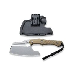 Couteau Aratra Tan CIVIVI Lame Lisse 18cm -Magasin De Couteaux couteau aratra tan civivi lame lisse 18cm 2