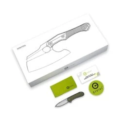 Couteau Aratra Tan CIVIVI Lame Lisse 18cm -Magasin De Couteaux couteau aratra tan civivi lame lisse 18cm 8