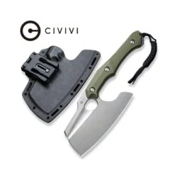 Couteau Aratra Vert CIVIVI Lame Lisse 18cm