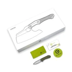 Couteau Aratra Vert CIVIVI Lame Lisse 18cm -Magasin De Couteaux couteau aratra vert civivi lame lisse 18cm 8