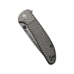 Couteau Badlands Vagabond Lame Lisse Damascus 8.3cm Manche Fibre De Carbone CIVIVI -Magasin De Couteaux couteau badlands vagabond lame lisse damascus 83cm manche fibre de carbone civivi 3