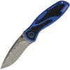 Couteau Blur A/O Damascus Bleu KERSHAW -Magasin De Couteaux couteau blur ao damascus bleu kershaw
