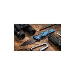Buck Knives Couteau Buck Sprint OPS Pro Lame 8cm Lisse Noir Manche G10 (fibre De Verre) Noir Et Bleu - 12134 -Magasin De Couteaux couteau buck sprint ops pro lame 8cm lisse noir manche g10 fibre de verre noir et bleu 12139 4