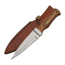 Couteau De Cheville Manche Bois De Pakka RITE EDGE