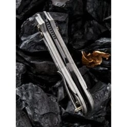 Couteau Double Helix Lame Lisse Acier CPM S35V 8.4cm - 815E WE KNIFE -Magasin De Couteaux couteau double helix lame lisse acier cpm s35v 84cm 815e we knife 7