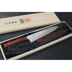Couteau Japonais MINAMO KAZE Lame 21cm Kanetsune