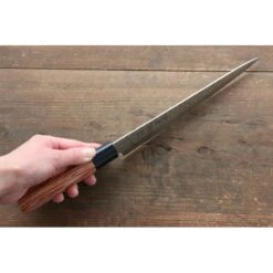 Couteau Japonais Sujihiki KANETSUNE Lame 21cm KC955 -Magasin De Couteaux couteau japonais sujihiki kanetsune lame 21cm kc955 4