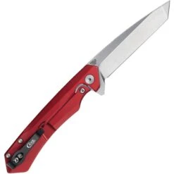 Couteau Kinzua CASE CUTLERY Lame Lisse Tanto 9.5cm Rouge -Magasin De Couteaux couteau kinzua case cutlery lame lisse tanto 95cm rouge 3