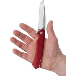 Couteau Kinzua CASE CUTLERY Lame Lisse Tanto 9.5cm Rouge -Magasin De Couteaux couteau kinzua case cutlery lame lisse tanto 95cm rouge 4