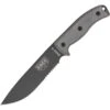 Couteau Lame Semi Dentelée étui Noir Model 6 Esee -Magasin De Couteaux couteau lame semi dentelee etui noir model 6 esee