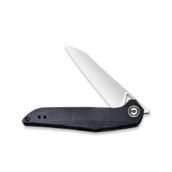 Couteau McKenna Lame Lisse Acier D2 7.4cm Manche G-10 Noir (fibre De Verre) CIVIVI -Magasin De Couteaux couteau mckenna lame lisse acier d2 74cm manche g 10 noir fibre de verre civivi 2