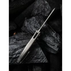 Couteau Mini Synergy Lame Lisse Tanto 7.4cm Acier Inoxydable - 2012A WE KNIFE -Magasin De Couteaux couteau mini synergy lame lisse tanto 74cm acier inoxydable 2012a we knife 6