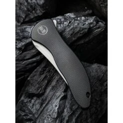 Couteau Mini Synergy Lame Lisse Tanto 7.4cm Acier Inoxydable - 2012B WE KNIFE -Magasin De Couteaux couteau mini synergy lame lisse tanto 74cm acier inoxydable 2012b we knife 5