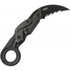 Couteau Provoke Noir Lame Dentelée Veff - CRKT