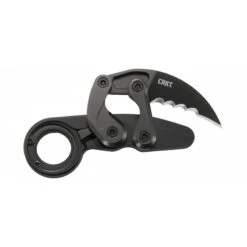 Couteau Provoke Noir Lame Dentelée Veff - CRKT -Magasin De Couteaux couteau provoke noir lame dentelee veff crkt 5