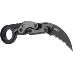 Couteau Provoke Noir Lame Dentelée Veff - CRKT -Magasin De Couteaux couteau provoke noir lame dentelee veff crkt 8