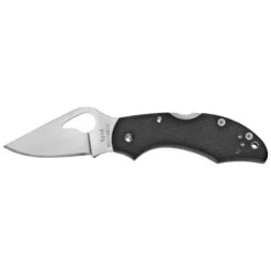 Couteau Spyderco Robin Noir Lame Lisse 6.1cm Manche G10 (fibre De Verre) BY10GP2 -Magasin De Couteaux couteau robin noir lame lisse 61cm manche g10 fibre de verre spyderco 1
