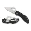 Couteau Spyderco Robin Noir Lame Lisse 6.1cm Manche G10 (fibre De Verre) BY10GP2 -Magasin De Couteaux couteau robin noir lame lisse 61cm manche g10 fibre de verre spyderco