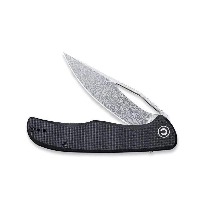 Couteau Shredder Lame Lisse Damascus 9.4cm Manche G-10 (fibre De Verre) CIVIVI 5 Couteau Shredder Lame Lisse Damascus 9.4cm Manche G-10 (fibre De Verre) CIVIVI – Image 3