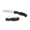 Couteau Spyderco Atlantic Salt Lame 9.4cm Dentelée Satin Manche FRN (Nylon Renforcé) Noir - C89SBK -Magasin De Couteaux couteau spyderco atlantic salt lame 94cm dentelee satin manche frn nylon renforce noir c89sbk