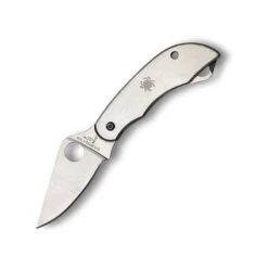 Couteau Décapsuleur Spyderco ClipiTools Lame 5.1cm Lisse Satin Manche Inox - C175P
