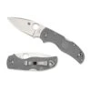 Couteau Spyderco Native 5 Maxamet Lame 7.5cm Lisse Manche FRN (Nylon Renforcé) - C41PGY5 -Magasin De Couteaux couteau spyderco native 5 maxamet lame 75cm lisse manche frn nylon renforce c41pgy5