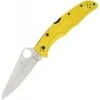 Couteau Spyderco Pacific Salt II Lame 9.6cm Lisse Satin Manche Jaune FRN (Nylon Renforcé) - C91PYL2 -Magasin De Couteaux couteau spyderco pacific salt ii lame 96cm lisse satin manche frn nylon renforce c91pyl2