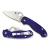 Couteau Spyderco PARA 3 Lame 7.5cm Lisse Acier Manche G-10 (Fibre De Verre) - C223GPDBL -Magasin De Couteaux couteau spyderco para 3 lame 75cm lisse acier manche g 10 fibre de verre c223gpdbl