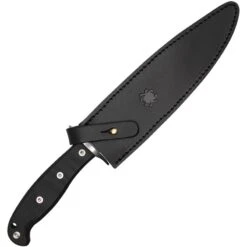 Couteau Spyderco Respect Lame Lisse Acier 20.2cm Manche Noir G-10 (fibre De Verre) - FB44GP -Magasin De Couteaux couteau spyderco respect lame lisse acier 202cm manche noir g 10 fibre de verre fb44gp 2