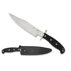Couteau Spyderco Respect Lame Lisse Acier 20.2cm Manche Noir G-10 (fibre De Verre) - FB44GP