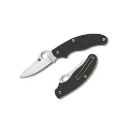 Couteau Spyderco UK Penknife Lame 7.5cm Lisse Satin Manche FRN (Nylon Renforcé) - C94PBK3