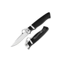 Couteau Spyderco Vallotton Lame 9.5cm Lisse Satin Manche G-10 (Fibre De Verre) - C149GP