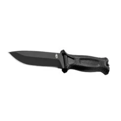 Couteau Strongarm Noir Gerber Lame Lisse 12cm -Magasin De Couteaux couteau strongarm noir gerber lame lisse 12cm 2