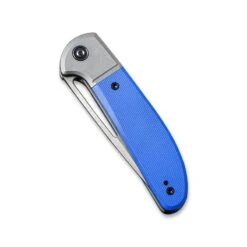 Couteau Trailblazer Lame Lisse Acier 14C28N 7.5cm Manche Bleu G-10 (fibre De Verre) CIVIVI -Magasin De Couteaux couteau trailblazer lame lisse acier 14c28n 75cm manche bleu g 10 fibre de verre civivi 3