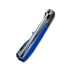 Couteau Trailblazer Lame Lisse Acier 14C28N 7.5cm Manche Bleu G-10 (fibre De Verre) CIVIVI -Magasin De Couteaux couteau trailblazer lame lisse acier 14c28n 75cm manche bleu g 10 fibre de verre civivi 6