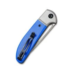 Couteau Trailblazer Lame Lisse Acier 14C28N 7.5cm Manche Bleu G-10 (fibre De Verre) CIVIVI -Magasin De Couteaux couteau trailblazer lame lisse acier 14c28n 75cm manche bleu g 10 fibre de verre civivi 7