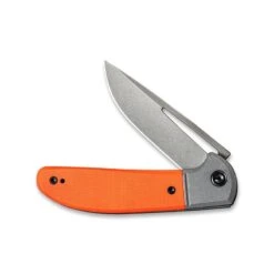 Couteau Trailblazer Lame Lisse Acier 14C28N 7.5cm Manche Orange G-10 (fibre De Verre) CIVIVI -Magasin De Couteaux couteau trailblazer lame lisse acier 14c28n 75cm manche orange g 10 fibre de verre civivi 2