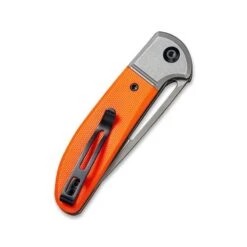 Couteau Trailblazer Lame Lisse Acier 14C28N 7.5cm Manche Orange G-10 (fibre De Verre) CIVIVI -Magasin De Couteaux couteau trailblazer lame lisse acier 14c28n 75cm manche orange g 10 fibre de verre civivi 3