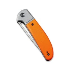 Couteau Trailblazer Lame Lisse Acier 14C28N 7.5cm Manche Orange G-10 (fibre De Verre) CIVIVI -Magasin De Couteaux couteau trailblazer lame lisse acier 14c28n 75cm manche orange g 10 fibre de verre civivi 6