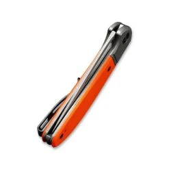 Couteau Trailblazer Lame Lisse Acier 14C28N 7.5cm Manche Orange G-10 (fibre De Verre) CIVIVI -Magasin De Couteaux couteau trailblazer lame lisse acier 14c28n 75cm manche orange g 10 fibre de verre civivi 7