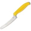 Couteau Z-Cut Pointe Arrondie SPYDERCO K13 Jaune -Magasin De Couteaux couteau z cut pointe arrondie spyderco k13 jaune
