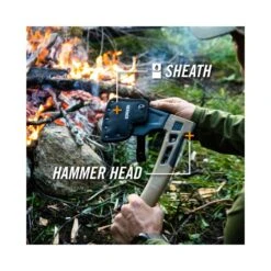 Hache Bushcraft 38cm Gris GERBER -Magasin De Couteaux hache bushcraft gris gerber 5